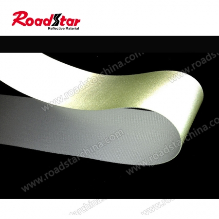 Tejido reflectante de llama 100% algodón fluorescente amarillo rs-fr02 